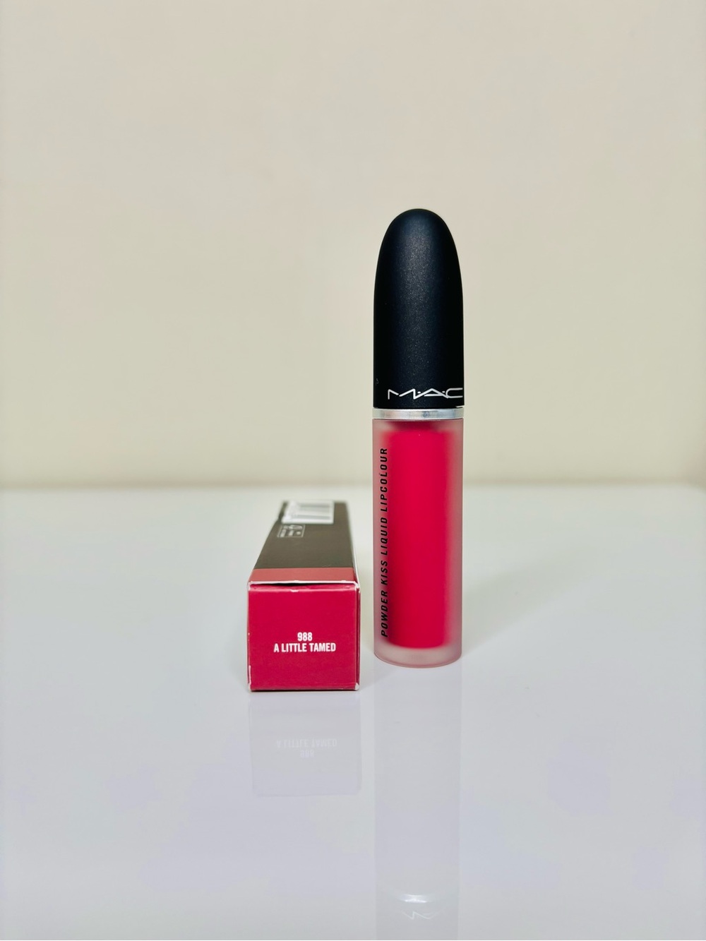 MAC Cosmetics Powder Kiss Liquid Lipcolour - 988 A Little Tamed - Picture 6 of 6